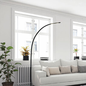 Sonic Arc Floor Lamp with Smart Switch
